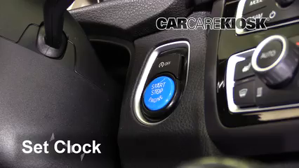 2015 BMW M4 3.0L 6 Cyl. Turbo Coupe Reloj Fijar hora de reloj