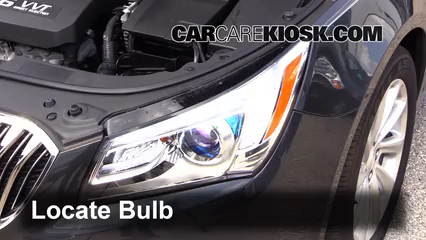 2015 Buick LaCrosse Leather 3.6L V6 FlexFuel Lights Highbeam (replace bulb)