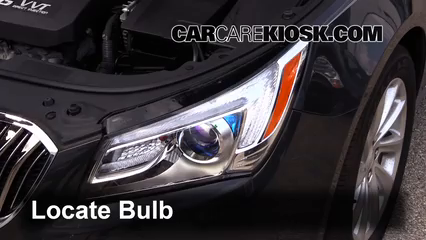 2015 Buick LaCrosse Leather 3.6L V6 FlexFuel Éclairage Feu clignotant avant (remplacer l'ampoule)