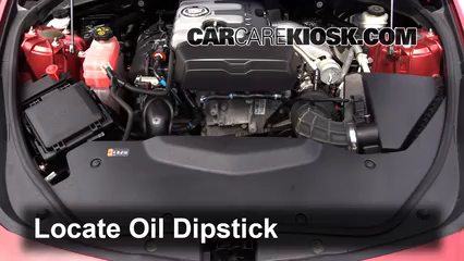 2015 Cadillac CTS 2.0L 4 Cyl. Turbo Oil Check Oil Level