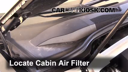 2015 Chevrolet Camaro LT 3.6L V6 Convertible Filtro de aire (interior)