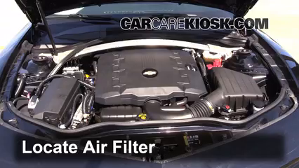 2015 Chevrolet Camaro LT 3.6L V6 Convertible Filtro de aire (motor)