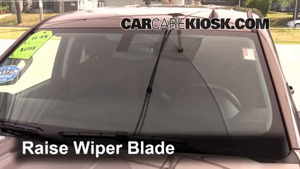 Front Windshield Wiper Blade Change: 2015 Chevrolet Silverado 1500 LT 4