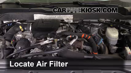 2015 Chevrolet Silverado 2500 HD LT 6.6L V8 Turbo Diesel Crew Cab Pickup Air Filter (Engine)
