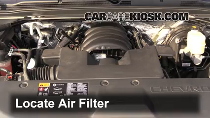 2015 Chevrolet Suburban LT 5.3L V8 FlexFuel Filtre à air (moteur)