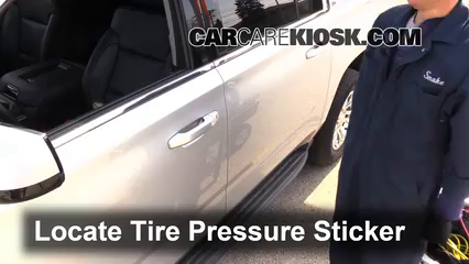 2015 Chevrolet Suburban LT 5.3L V8 FlexFuel Tires & Wheels Check Tire Pressure