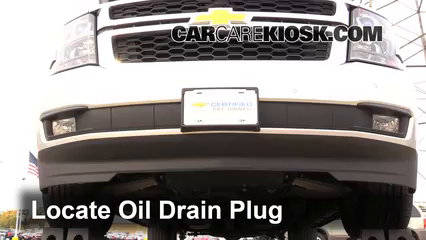 2015 Chevrolet Suburban LT 5.3L V8 FlexFuel Aceite Cambiar aceite y filtro de aceite