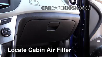 2015 Chevrolet Trax LTZ 1.4L 4 Cyl. Turbo Filtro de aire (interior) Cambio