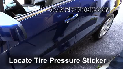 2015 Chevrolet Trax LTZ 1.4L 4 Cyl. Turbo Pneus et roues Vérifier la pression des pneus