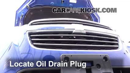 2015 Chevrolet Trax LTZ 1.4L 4 Cyl. Turbo Aceite Cambiar aceite y filtro de aceite