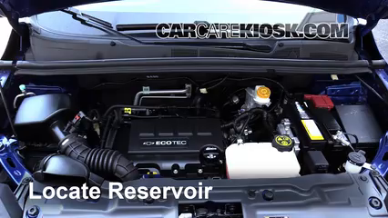 2015 Chevrolet Trax LTZ 1.4L 4 Cyl. Turbo Líquido limpiaparabrisas Controlar nivel de líquido