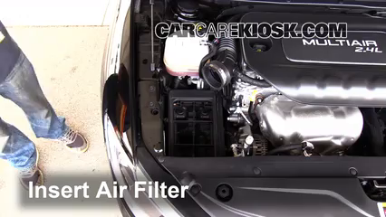 Air Filter How To 2015 2017 Chrysler 200 2015 Chrysler 200 Limited 2 4l 4 Cyl Sedan 4 Door