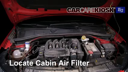 2015 Citroen C4 Cactus Feal 1.2L 3 Cyl. Turbo Filtro de aire (interior)