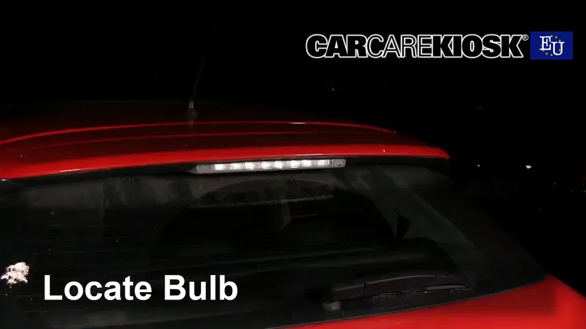 3rd Brake Light Bulb Replacement on a 2015 Citroen C4 Cactus Feal 1.2L 3  Cyl. Turbo