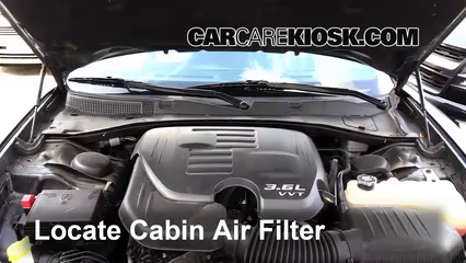 2015 Dodge Charger SE 3.6L V6 FlexFuel Filtro de aire (interior)