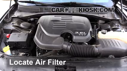 2015 Dodge Charger SE 3.6L V6 FlexFuel Filtro de aire (motor)