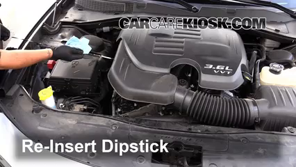 Control de nivel de aceite de 2015 Dodge Charger SE  V6 FlexFuel