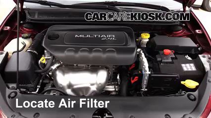 2015 Dodge Dart SXT 2.4L 4 Cyl. Filtre à air (moteur) Changement