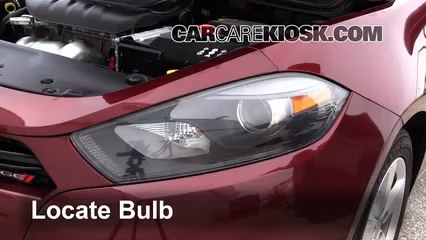 2015 Dodge Dart SXT 2.4L 4 Cyl. Lights Turn Signal - Front (replace bulb)