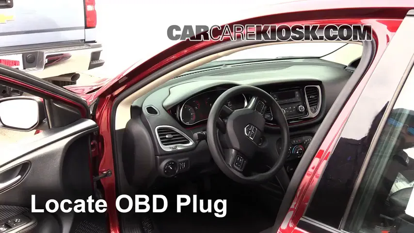 Interior Fuse Box Location: 2015 Dodge Dart SXT 2.4L 4 Cyl