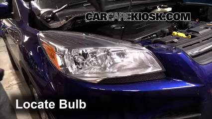 2015 Ford Escape SE 1.6L 4 Cyl. Turbo Éclairage Feux de route (remplacer l'ampoule)