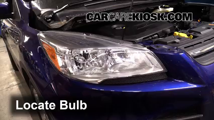 2015 Ford Escape SE 1.6L 4 Cyl. Turbo Éclairage Feux de croisement (remplacer l'ampoule)
