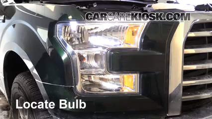 2015 Ford F-150 XLT 3.5L V6 Turbo Crew Cab Pickup Lights Highbeam (replace bulb)