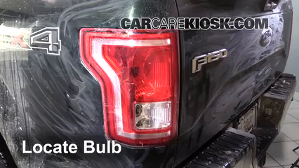 2015 Ford F-150 XLT 3.5L V6 Turbo Crew Cab Pickup Luces Luz de giro trasera (reemplazar foco)
