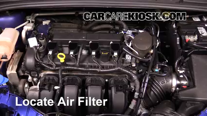 2015 Ford Focus Titanium 2.0L 4 Cyl. FlexFuel Sedan Air Filter (Engine)