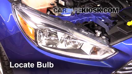 2015 Ford Focus Titanium 2.0L 4 Cyl. FlexFuel Sedan Lights Headlight (replace bulb)