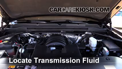 Transmission Fluid Level Check 2015 GMC Sierra 1500 SLE 5.3L V8