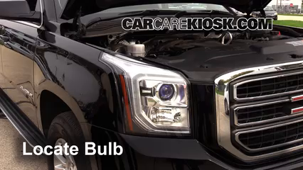 2015 GMC Yukon XL SLT 5.3L V8 FlexFuel Lights Headlight (replace bulb)