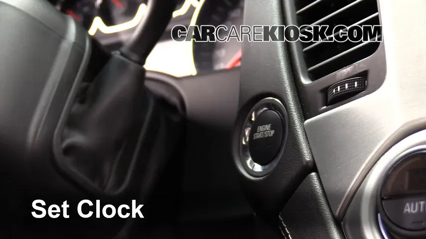 How to Set the Clock / Change Time on a 2015 GMC Yukon XL SLT 5.3L V8 ...
