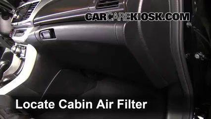 2015 Honda Accord Hybrid Touring 2.0L 4 Cyl. Filtro de aire (interior)