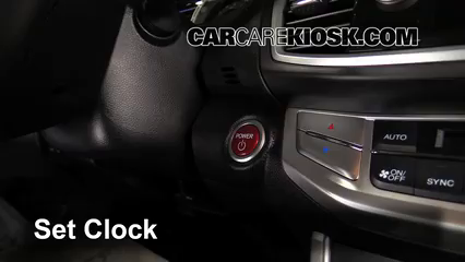 2015 Honda Accord Hybrid Touring 2.0L 4 Cyl. Clock