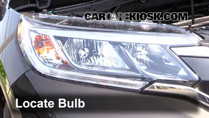 2015 Honda CR-V EX 2.4L 4 Cyl. Luces Luz de carretera (reemplazar foco) 