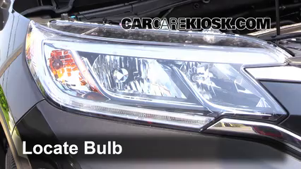 2015 Honda CR-V EX 2.4L 4 Cyl. Éclairage Feux de croisement (remplacer l'ampoule)