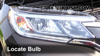 2015 Honda CR-V EX 2.4L 4 Cyl. Lights Turn Signal - Front (replace bulb)