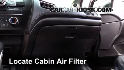 2015 Honda Civic LX 1.8L 4 Cyl. Coupe Filtro de aire (interior)