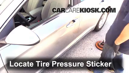 Tire Pressure for 2015 Hyundai Sonata SE  4 Cyl.