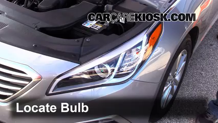 2015 Hyundai Sonata SE 2.4L 4 Cyl. Lights Parking Light (replace bulb)