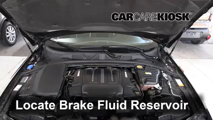 2015 Jaguar XF Sport 3.0L V6 Supercharged Brake Fluid