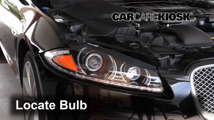 2015 Jaguar XF Sport 3.0L V6 Supercharged Lights Headlight (replace bulb)