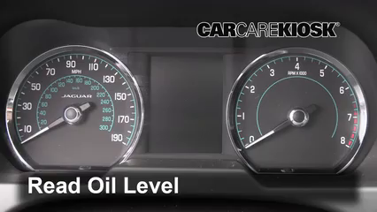 2015 Jaguar XF Sport 3.0L V6 Supercharged Oil Check Oil Level