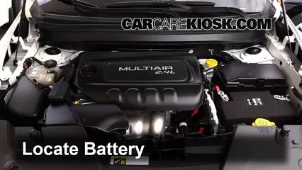 2015 Jeep Cherokee Latitude 2.4L 4 Cyl. Battery Replace
