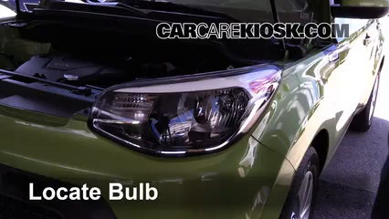 2015 Kia Soul 1.6L 4 Cyl. Luces Luz de estacionamiento (reemplazar foco)