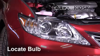 2015 Lexus ES300h 2.5L 4 Cyl. Éclairage Feu clignotant avant (remplacer l'ampoule)
