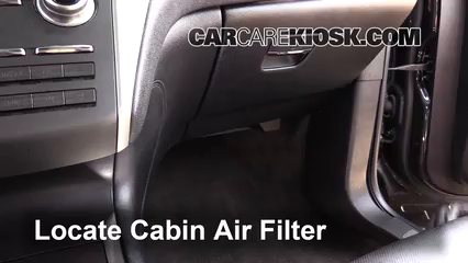 2015 Lincoln MKC 2.0L 4 Cyl. Turbo Filtre à air (intérieur) Contrôle