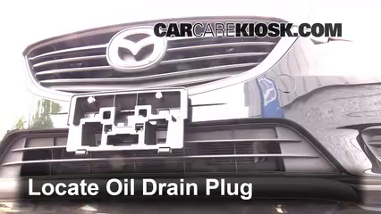 2015 Mazda 6 Sport 2.5L 4 Cyl. Sedan (4 Door) Aceite Cambiar aceite y filtro de aceite