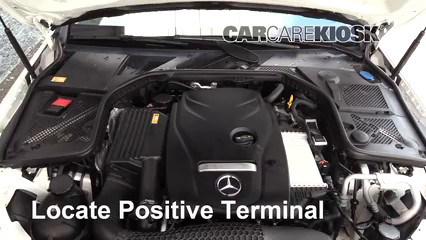 How To Jumpstart A 2015 2019 Mercedes Benz C300 2015 Mercedes Benz C300 4matic 2 0l 4 Cyl Turbo